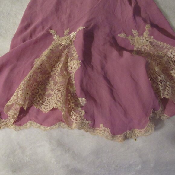 Victoria's Secret Pink/Purple Cream Ruffles  Size Small  USED - Picture 2 of 6